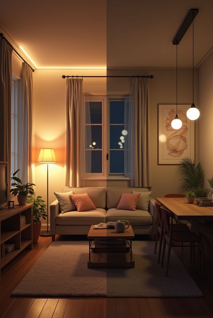 éclairage pour changer l'ambiance