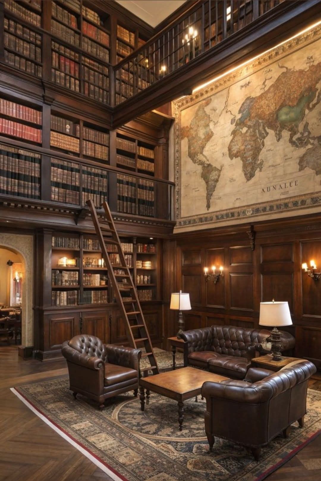Bibliotheque interieur ancien durables
