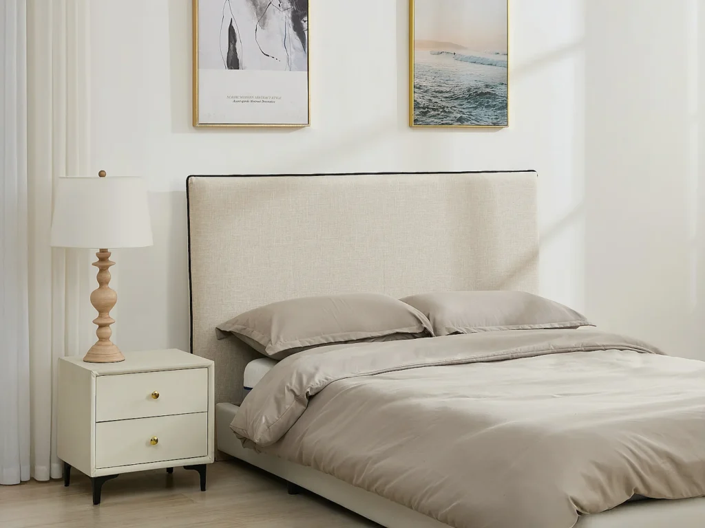 La tête de lit capitonnée déhoussable 