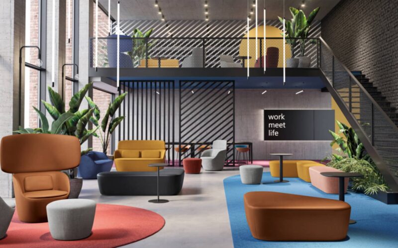 aménagement salle de coworking