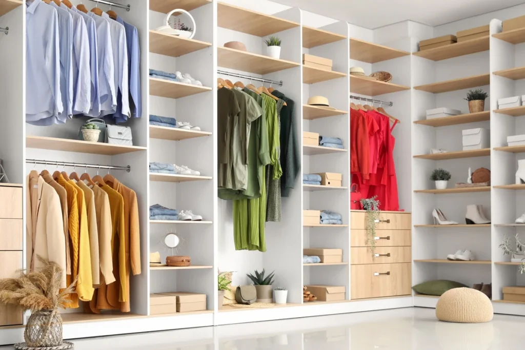 aménagement dressing lumineux