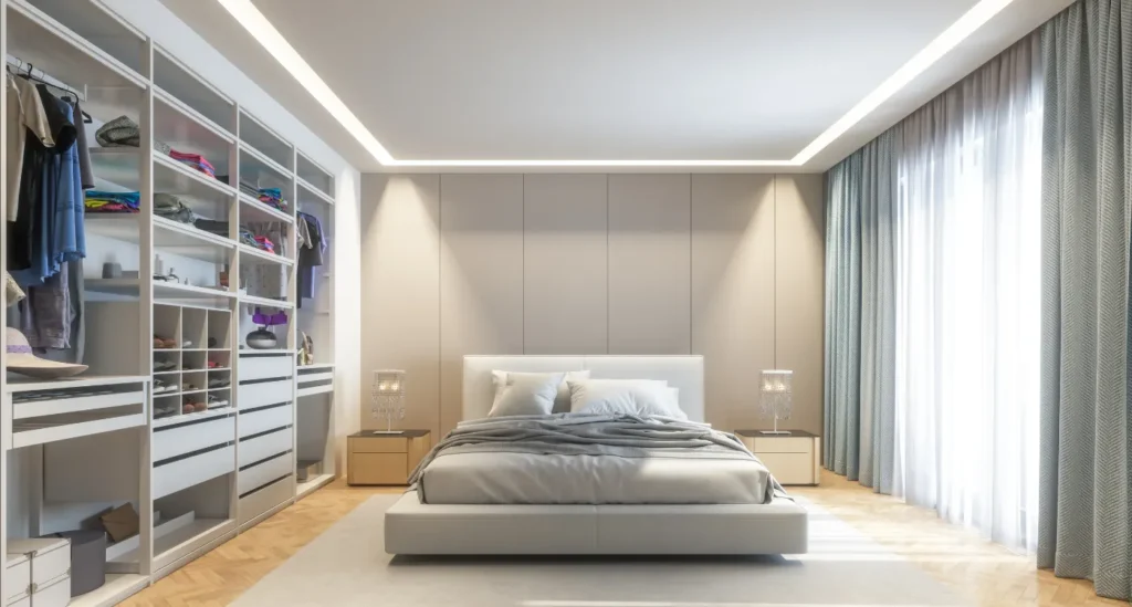 grande chambre lumineuse