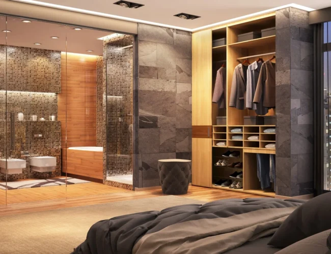Suite parentale avec dressing et salle de bain : le guide complet pour réussir son aménagement