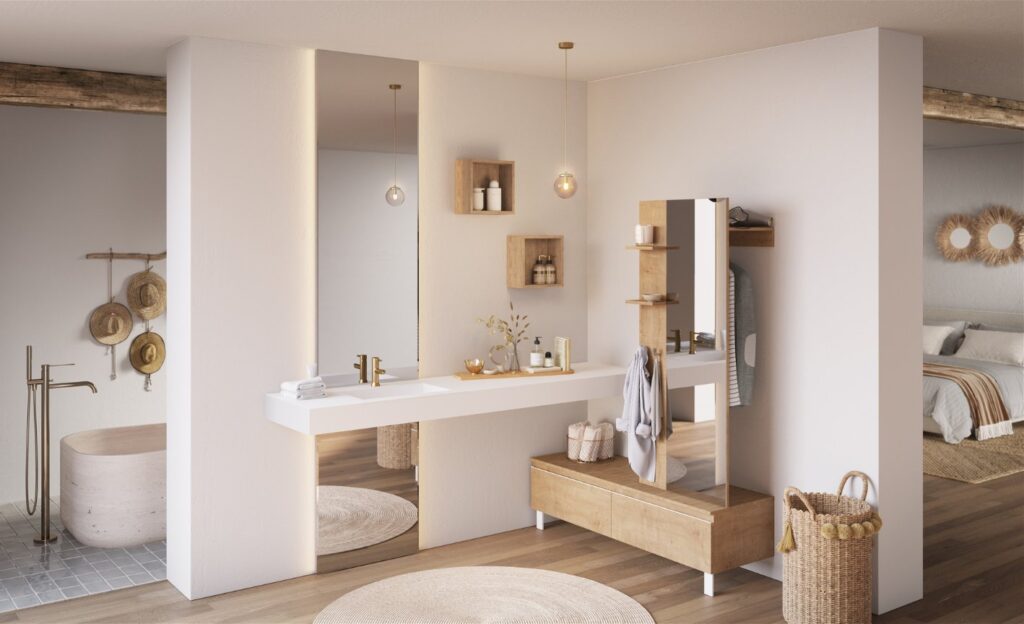chambre parent avec salle de bain