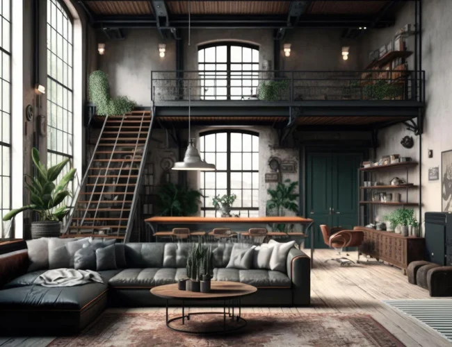 Comment créer un salon industriel réussi sans habiter dans un loft
