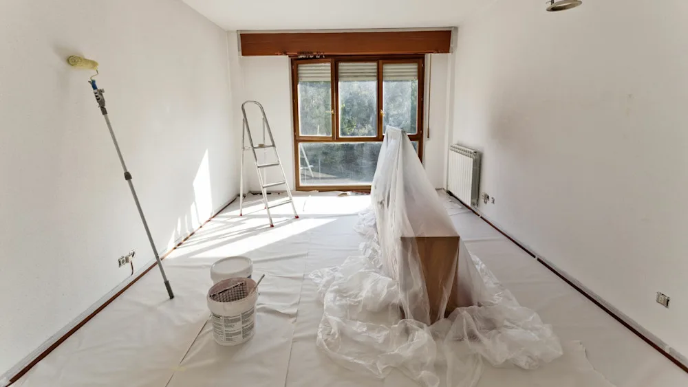 peindre un plafond sans trace
